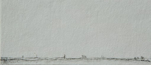 No. C10: Little Landscape, particle drawing, 2010