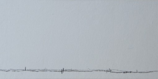 No. C11: Little Landscape, particle drawing, 2010