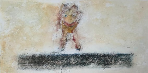 No. E02: Lillie, pen-and-ink & water color, 2012