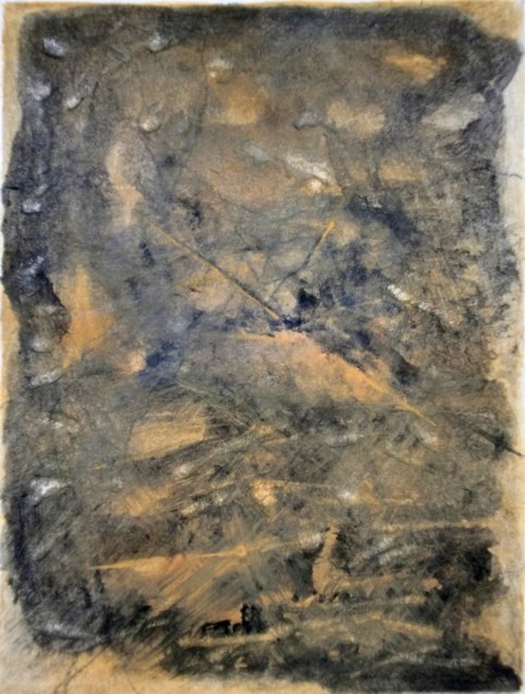 No. H24: gouache & ink on tissue paper, 2014