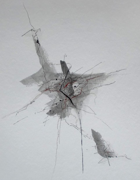 No. H45: charcoal & ink, 2014