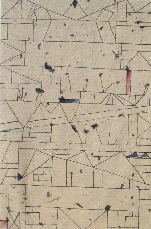 No. I09: pen-and-ink & water color, 2015