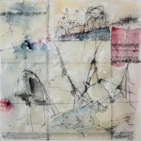 No. J11: pen-and-ink & water color, 2016