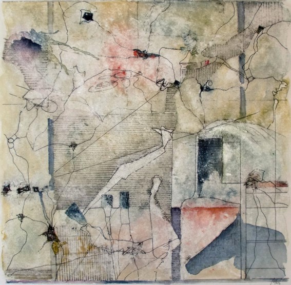 No. J13: Roma, pen-and-ink & water color, 2016