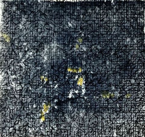 No. O09: pen-and-ink & water color, 2022