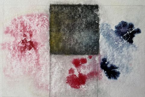 No. O10: pen-and-ink & water color, 2022