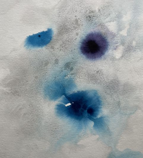 No. O11: pen-and-ink & water color, 2022