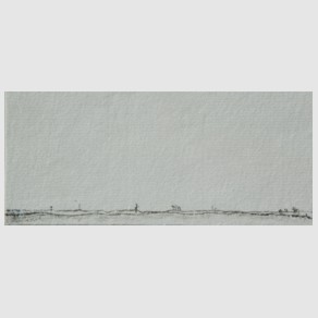 No. C10: Little Landscape, particle drawing, 2010