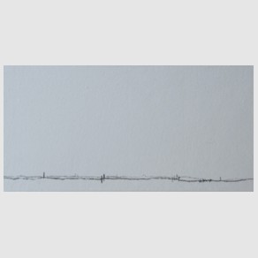 No. C11: Little Landscape, particle drawing, 2010