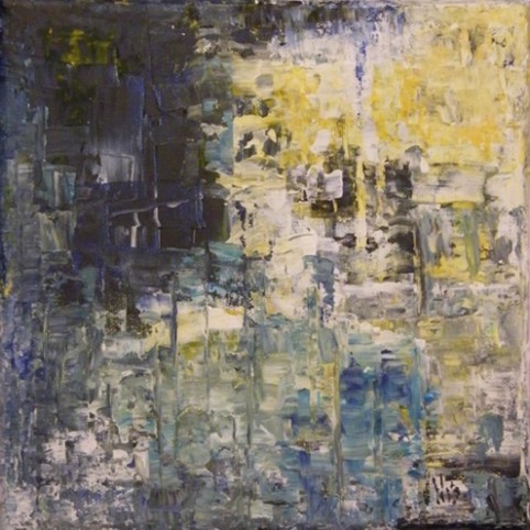 No. A45: Acryl on canvas (20 x 20 cm), 2008