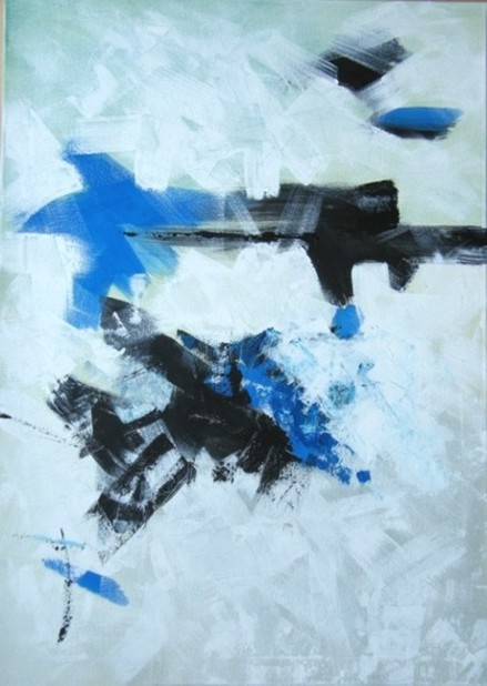 Nr. B16: Acryl auf Leinwand (50 x 70 cm), 2009