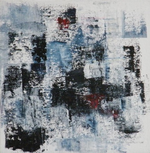 Nr. B40: Acryl auf Leinwand (20 x 20 cm), 2009