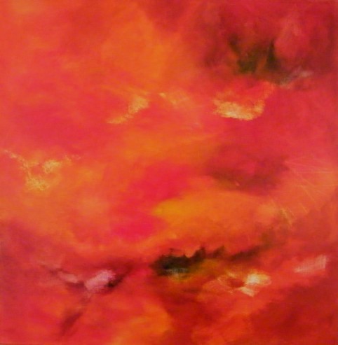 No. D19: Evening, Acryl on canvas (70 x 70 cm), 2011