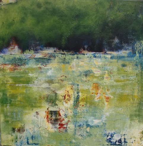 No. G11: Swamp, Acryl on canvas (80 x 80 cm), 2013