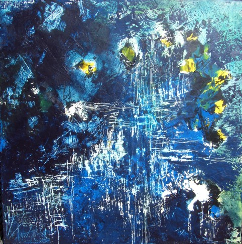 No. G12: Magic, Acryl on canvas (70 x 70 cm), 2013