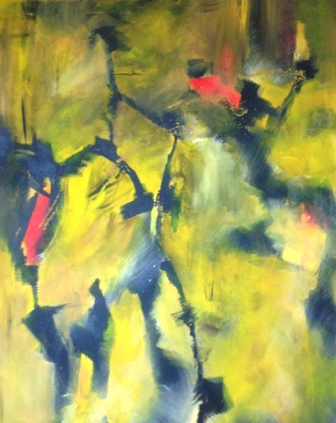 No. K04: Acryl on canvas (80 x 100 cm), 2017