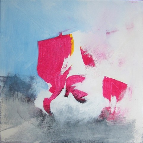 No. L12: Acryl on canvas (40 x 40 cm), 2018