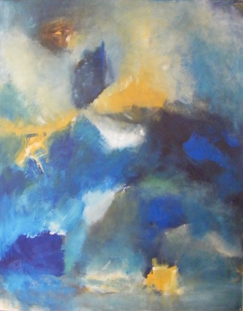 No. L13: Acryl on canvas (80 x 100 cm), 2018