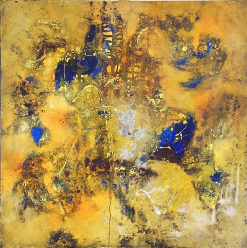 No. L36: Mixed techniques (100 x 100 cm), 2018