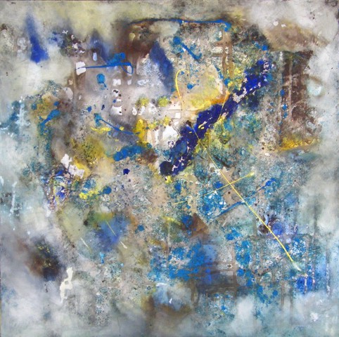 No. L37: Mixed techniques (100 x 100 cm), 2018