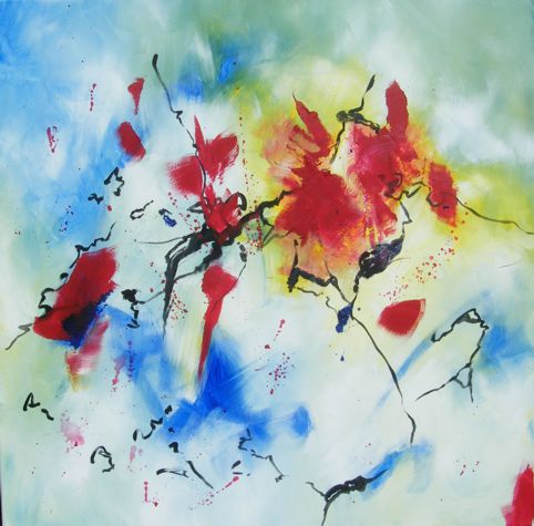 No. M06: Acryl on canvas (100 x 100 cm), 2019