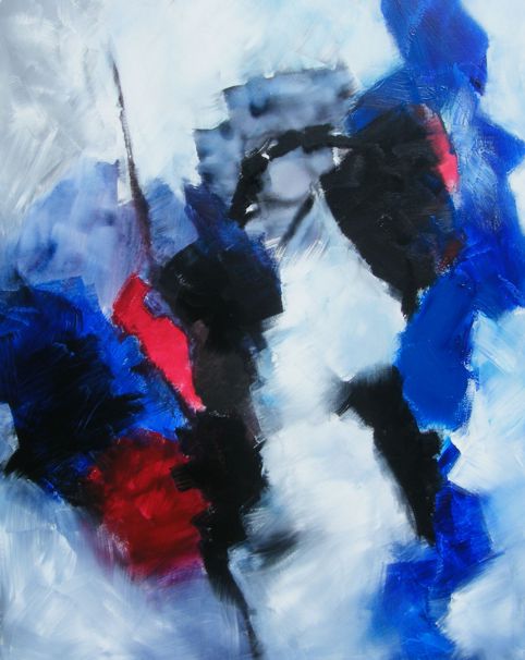 No. M12: Acryl on canvas (80 x 100 cm), 2019