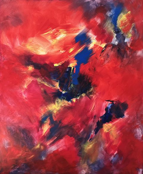 No. O02: Acryl on canvas (100 x 120 cm), 2022