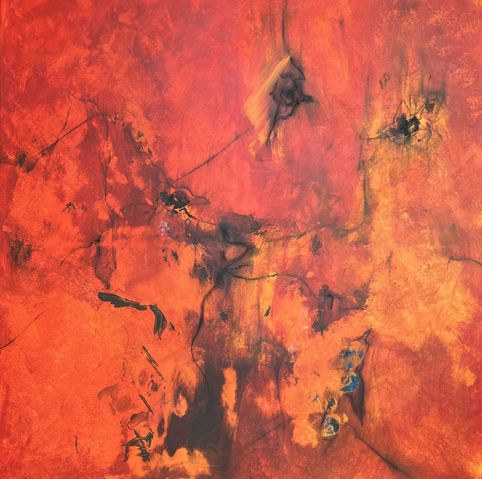 No. O06: Mixed techniques (100 x 100 cm), 2022