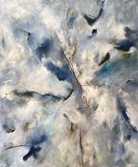 Nr. O12: Acryl auf Leinwand (100 x 120 cm), 2022