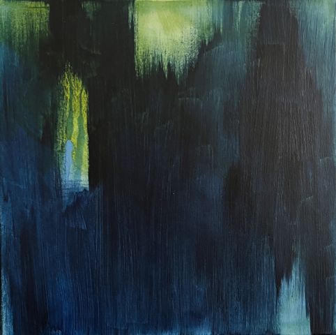 No. O21: Acryl on canvas (40 x 40 cm), 2022