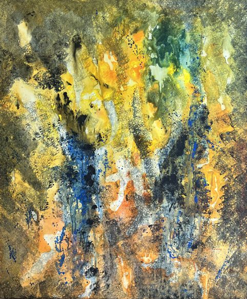 No. Q02: Acryl on canvas (100 x 120 cm), 2024