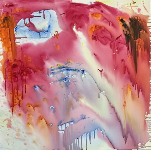 No. R06: Acryl on canvas (100 x 100 cm), 2025