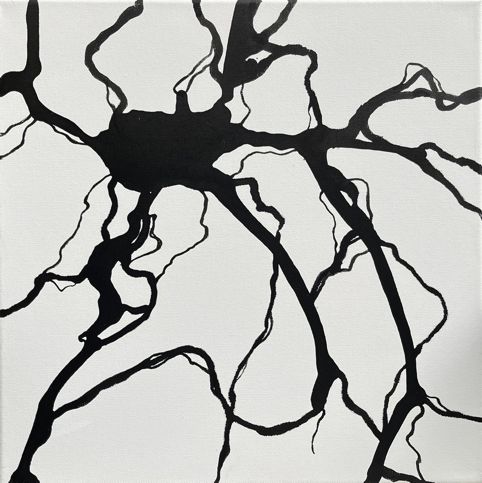 No. R10: Acryl on canvas (40 x 40 cm), 2025