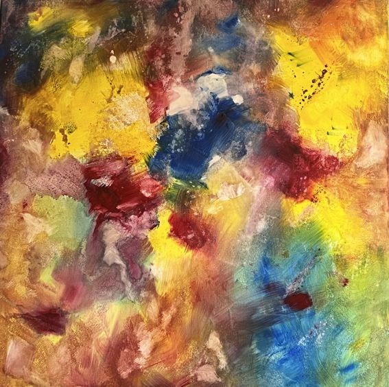 No. R12: Acryl on canvas (100 x 100 cm), 2025