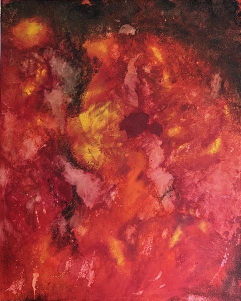 No. R15: Mixed techniques (80 x 100 cm), 2025