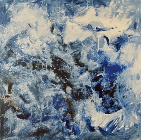 No. S09: Acryl on canvas (100 x 100 cm), 2026