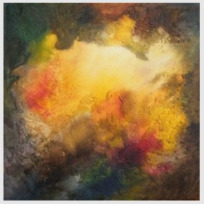 No. B45: Eye of a Storm, Mixed techniques (30 x 30 cm), 2009
