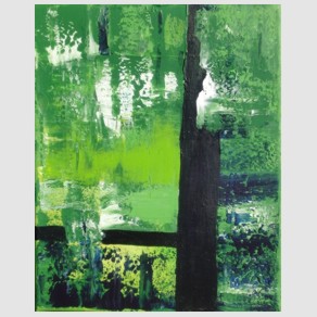 No. C16: Forest, Acryl on canvas (24 x 30 cm), 2010