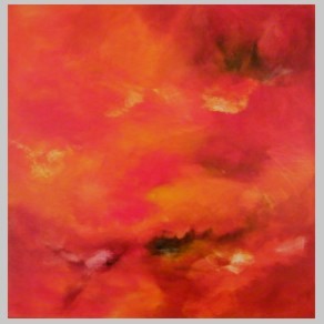 No. D19: Evening, Acryl on canvas (70 x 70 cm), 2011