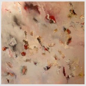 No. I02: Autumn, Acrylic collage on canvas (80 x 80 cm), 2015