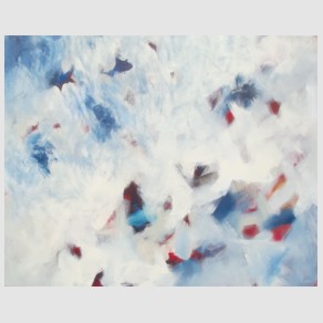 No. J04: Avalanche, Acryl on canvas (80 x 100 cm), 2016