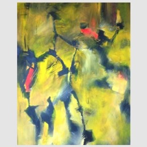 No. K04: Acryl on canvas (80 x 100 cm), 2017