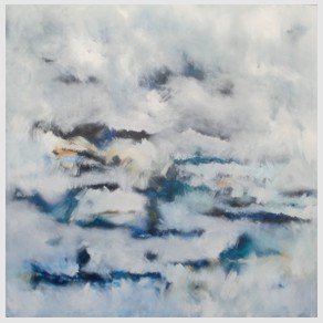 Nr. K18: Nordsee, Acryl auf Leinwand (100 x 100 cm), 2017