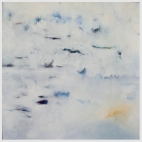 No. K19: Ice Lake, Acryl on canvas (100 x 100 cm), 2017
