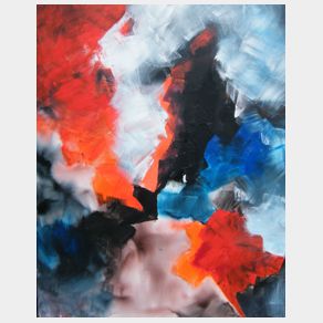 No. M15: Acryl on canvas (80 x 100 cm), 2019